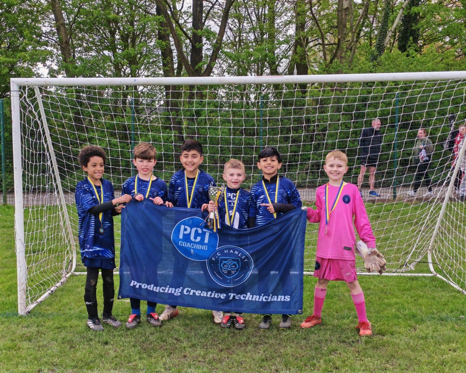 FC Hanley PCT grassroots team on matchday
